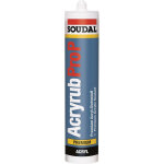 Fp - mastic acryrub 310ml blanc soudal (par 15) Fp - mastic acryrub 310ml blanc soudal (par 15)