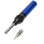 Souder au gaz sans fil butane chalumeau  gaz souder le fer  souder pistolet stylo de soudage 1300(bleu) ...