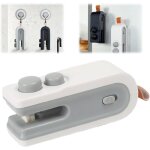 Soudeuse de sachets usb rechargeable 2 en 1, scelleuse thermique portative pour emballage aliments snacks ...
