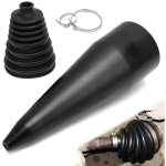 Soufflet d'essieu universel, soufflet d'arbre de transmission avec colliers m�talliques, soufflet d'essieu ...