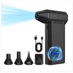 Soufflette air comprim�, 131, 000 tr / min grande vitesse bombe air sec souffleur pc, depoussierant ordinateur ...