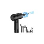 Soufflette air comprim, 3 vitesses 50000 tr / min bombe air sec souffleur pc, depoussierant ordinateur ...
