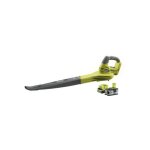 Souffleur 18v one + - 1 batterie lithiumplus 4. 0ah - 1 chargeur rapide 2. 0ah rbl1820s40f - ryobi