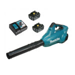 Makita ? souffleur � batterie 36v ? 2 batteries 5. 0ah ? moteur sans balais ? r�glage de vitesse 6 positions ...