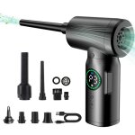 Souffleur d'air comprim 100000 tr / min, dpoussirant lectrique puissant, 3 vitesses, batterie 7500 ...