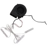 Souffleur d'air pour gonflables avec 3 ensembles d'ampoules led blanches, pompe de soufflage gonflable ...