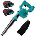 Souffleur de feuilles sans fil avec 2 batteries, souffleur d'air �lectrique portatif, poussi�re de neige, ...