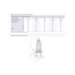 Soupape chauffage 5b molette ff1  - goetze : 651mhik - 25 - f / f - 2