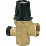 Soupape de scurit sanitaire avec prise manomtre 7bars 20x27