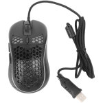 Souris gamer usb rgb avec capteur optique, design ergonomique et perfor� l�ger pour bureau - noir