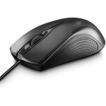 Souris optique filaire, 3 boutons, ergonomique, personnalisable et durable.