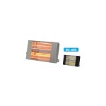 - sovelor - chauffage radiant lectrique inox infrarouge halogne quartz 3000w - irc3000ci