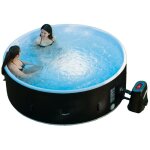 Spa gonflable 6 places rond en dropstitch - ospazia - diamtre : 180 cm - filtre et bche inclus