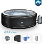 Netspa - spa gonflable boa rond bulles 5 - 6 places