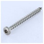 Spax vis bois t�te ronde tr t - star + torx t20 5x50 inox a2 - 10 pi�ces