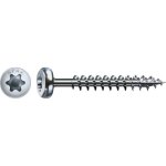 Spax - vis bois t�te ronde tr t - star + torx t30 wx6x100 filet�e sur 61 - 100 pi�ces