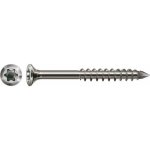 Spax - vis pour fa�ade, 5 x 100 mm, 100 unit�s, filetage partiel, t�te bomb�e tr�s petite, t - star plus ...