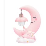 Gistuch - spacnana dessin anim lune led veilleuse rsine bb ppinire lampe ornements lampe de table ...