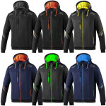 Sparco - 02414bmaf sweat - shirt de travail � capuche tech full zip colorado bleu l