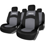 Housse de sige noir / gris jeu complet - 931695 - ce produit de marque synchro est neuf. - sparco