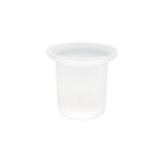 Spare pot de rechange en verre satin� pour support de brosse wc (40333 - 00000 - 00) - tesa