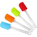 Spatules de cuisine en silicone, lot de 6 ustensiles en silicone antiadh�sifs comprenant une spatule ...