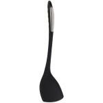 Spatule de cuisine en silicone alimentaire sans suture, outil de cuisson noir