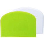 Spatule � p�tisserie en plastique, 2 pi�ces, grattoir � p�te, spatules � pain, pour la cuisine, la p�tisserie, ...