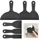 Spatule plastique multi - usage - outil de pl�tre et grattoir de peinture, set de 6 tailles pour enlever ...