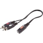 Speaka professional - c�ble de raccordement sp - 7870256 cinch - rca / jack audio [2x cinch - rca m�le ...