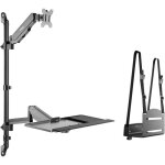 Speaka professional - sp - mm - 710 simple support mural pour �cran 33, 0 cm (13) - 68, 6 cm (27) noir ...