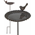 Bain d'oiseaux en aspect antique - hauteur environ 79, 5 cm