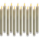 Spetebo - bougies led en bton 25 cm - 12 pices (lot de 6x2)