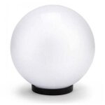 Sph�re ext�rieure en pmma 300mm raccordement e27 apolux blanc velamp sph300 lampadaire d'ext�rieur