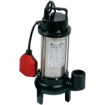 Pompe d'vacuation eaux - vannes spid'o semisom 265 ? 550 w ? dbit 19 m / h ? refoulement 8, 5 m ? ...