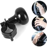 Spinner de volant de voiture, universel bouton rotation du volant de poigne lectrique noir pour voiture, ...