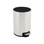 Poubelle à pédale inox riku 5l blanc mat spirella Poubelle à pédale inox riku 5l blanc mat spirella