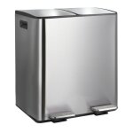 Spirella - poubelle tri s�lectif aliya 40l (2x20l) acier bross�