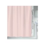Spirella - rideau de douche polyester primo 240x180cm rose clair