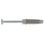 Spit - cheville nylon universelle pour mat�riaux pleins et creux 10x50mm avec vis bo�te de 25 565649