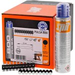 Spit - itw c6 40 mm fh, clous pulsa standard, avec 3 cartouches de gaz, 1500 clous 40 mm (057548)
