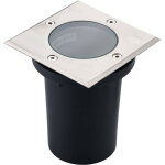 Spot encastrable ip67 canyon carr� de sol inox 304 gu10