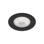Spot encastrable led intgres de 3000  4000 k, cylindre noir - aric