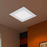 Spot encastrable led plat spot encastrable led carr� spot encastrable au plafond plafonnier led blanc, ...