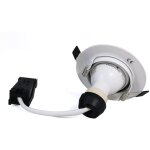 Spot encastrable orientable blanc avec gu10 led de 5w eqv. 40w Spot encastrable orientable blanc avec gu10 led de 5w eqv. 40w