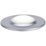 Spot � encastrer ip44 pour salle de bain spot � encastrer plafonnier chrom� rond, alu mat, led 3w blanc ...