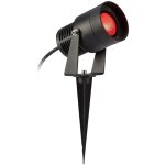 Spot de jardin led rvb 6w ip44  piquet noir - marksljd - garden 24