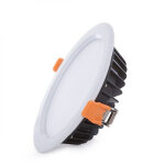 Spot led downlight 18w 1 620lm 6000�k ip65 salles de bains / cuisines 50 000h [sl - dlfs06 - 18w - cw] ...