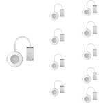 Spot led encastrable 6w ip65 dimmable cct alu pour salle de bain - 3000k / 4000k / 6500k (pack de 10) ...