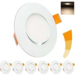 Spot led encastrable dimmable 5 w 4 000 k blanc neutre 460 lm spot led extra plat 230 v orientable � ...